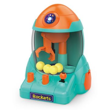 Children Rocket Grab Ball Machine Toys Mini Simulation Catching Crane Model - 1