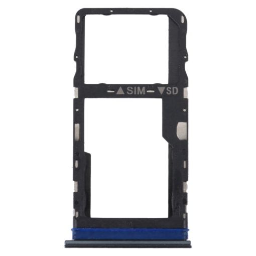 TCL 30/30+/30 5G SIM Card Tray + Micro SD Card Tray (Black) - 1
