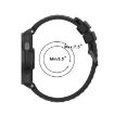Garmin Forerunner 735/735XT Silicone Watch Band - Black/Grey - 5