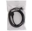 8 Pin Male to Female Extension Cable - 1m (Black) - 4