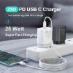 Samsung TA800 PD/PPS 25W Type-C Port Charger - UK Plug (White) - 3