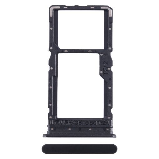 Xiaomi Redmi 12 4G SIM Card Tray + Micro SD Tray - Black - 1