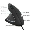 Left-hand Vertical Mouse 2.4GHz 1000/1200/1600DPI Black - 5