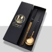 Stainless Steel Flatware Gift Set - Spoon Chopsticks - 2pcs/Pack - 1