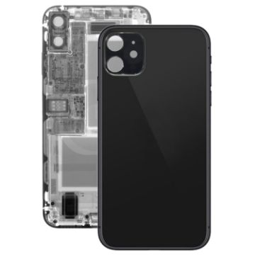 Black Glass Battery Back Cover for iPhone 11 - 1