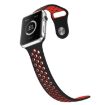 Apple Watch Ultra 49mm Silicone Sport Band Black Red - 2