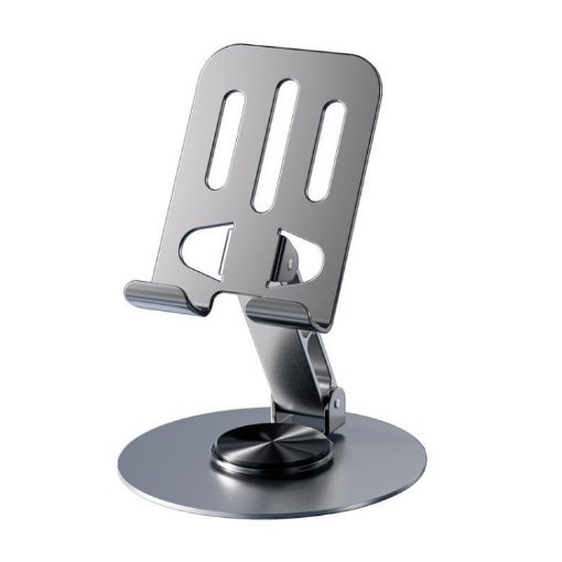 360-Degree Rotating Mobile Phone Holder Stand (Grey) - 1