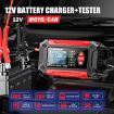 FOXSUR 12V Lithium Battery Charger with Battery Detection (UK Plug) - 4