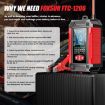 FOXSUR 12V Lithium Cattery Charger - Battery Detection (JP Plug) - 5