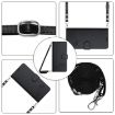 Oukitel C37 Cat Rat Embossed Pattern RFID Leather Phone Case - Black - 2
