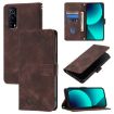 Brown Leather Phone Case for vivo Y72 5G/iQOO Z3/Y52 5G - 1