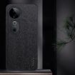 Vivo S19 Pro Tree Bark Leather Shockproof Phone Case - Black - 2