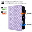 iPad 10th Gen 10.9 2022 Purple Leather Smart Tablet Case - 3