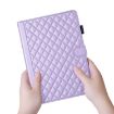 iPad 10th Gen 10.9 2022 Purple Leather Smart Tablet Case - 4