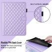iPad 10th Gen 10.9 2022 Purple Leather Smart Tablet Case - 6