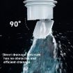 Silicone Sewer Pipe Deodorizing Seal Ring for 75mm Pipe - 5