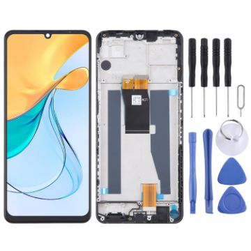 ZTE Blade V50 Vita 8550 LCD Screen Digitizer Full Assembly with Frame - Black - 1