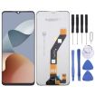 ZTE Blade A34 LCD Screen with Digitizer Full Assembly - Black - 1