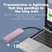 Blueendless M2815SN M.2 Dual Protocol Type-C 3.1 Mobile Hard Disk Box Laptop External SSD - 4