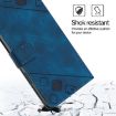 Motorola Moto G31/G41 Blue Leather Phone Case - Skin Feel Embossed - 6