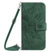 For Honor 200 Pro 5G Green Leather Phone Case with Lanyard - 2