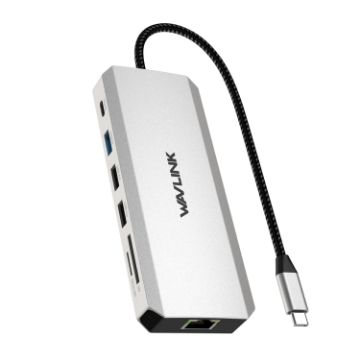 WAVLINK UMD306 12 in 1 Dual 8K Triple Monitor Adapter - 1