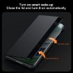 SULADA Kevlar 600D Texture Smart Window Leather Phone Case for Huawei Mate X5 (Brown) - 5