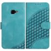Samsung Galaxy Xcover 4/4s Elephant Head Embossed Leather Case - Light Blue - 1