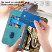 Samsung Galaxy Xcover 4/4s Elephant Head Embossed Leather Case - Light Blue - 5