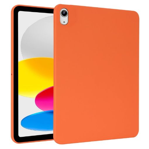 iPad 10th Gen 10.9 2022 Orange TPU Tablet Case - 1