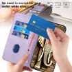 Samsung Galaxy Xcover 4/4s Elephant Head Embossed Leather Case - Light Purple - 5