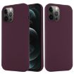 iPhone 15 Pro Max Shockproof Silicone Magsafe Phone Case - Plum Color - 1