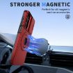 Samsung Galaxy A15 5G Camshield MagSafe Ring Holder Armor Phone Case - Red - 2