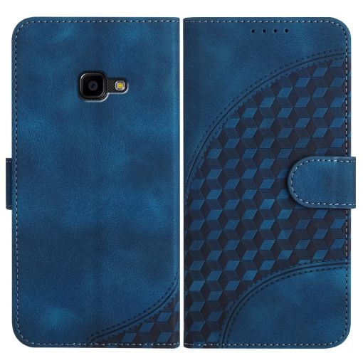 Samsung Galaxy Xcover 4/4s Leather Case with Lanyard - Royal Blue - 1