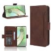 Motorola Edge 40 Leather Phone Case - Brown - 1