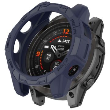 Garmin Epix Pro/Fenix 7X Armored TPU Protective Case (Blue) - 1
