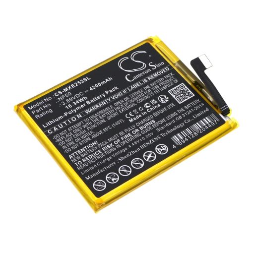 Motorola XT2205-3 Edge 2022 Battery (p/n NF50) - 1
