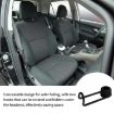 bbdd Alloy Car Hooks Seat Back Hangers - Black - 4