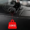 bbdd Alloy Car Hooks Seat Back Hangers - Black - 5