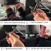 bbdd Alloy Car Hooks Seat Back Hangers - Black - 9