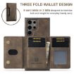 Samsung Galaxy S24 Ultra 5G DG.MING M2 Series 3-Fold Multi Card Bag + Magnetic Phone Case - 4