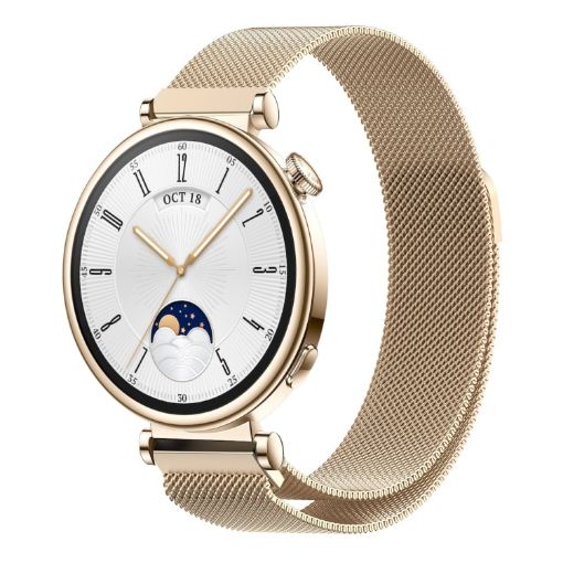 Huawei Watch GT4 41mm Milan Magnetic Steel Mesh Band - Champagne - 1