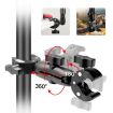 PULUZ Motorcycle Dualheads Crab Clamp Action Camera Handlebar Fixed Mount - 4