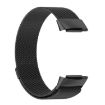 Black Milan Magnetic Metal Steel Mesh Band for Fitbit Charge 6 - 4