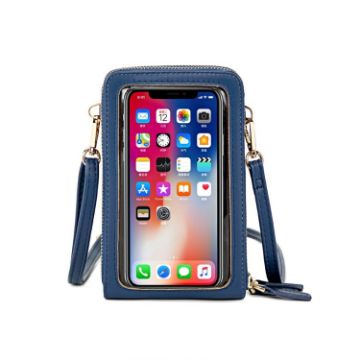 Royal Blue SJ617 Touch Screen Phone Bag Single-shoulder Bag - 1