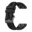 Garmin Fenix 6 Pro 22mm Silicone Watch Band - Black - 1