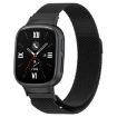 For Honor Watch 4 Milan Magnetic Steel Mesh Band - Black - 1