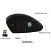 Wireless Vertical Optical Mouse 2.4GHz Battery Version - Black - 4