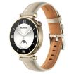 Huawei Watch GT4 41mm Leather Watch Band - Beige - 1