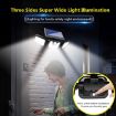 Waterproof Solar Wall Light for Outdoor Garden - Human Body Sensor (TY05103) - 4